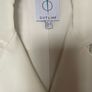 White heavy Outline zip up jacket size 8 Image 2