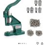 Heavy duty Eyelet Table Mount Hole Punch Tool with three packs of eyelets Image 2