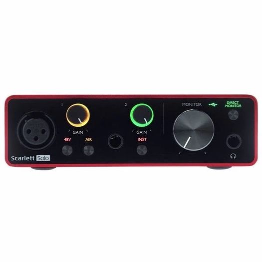 Focusrite Scarlett Solo -- USB Audio Interface -- Good Condition