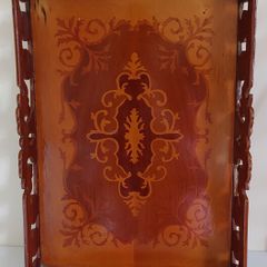 Antique Rectangular Wooden Serving Tray
