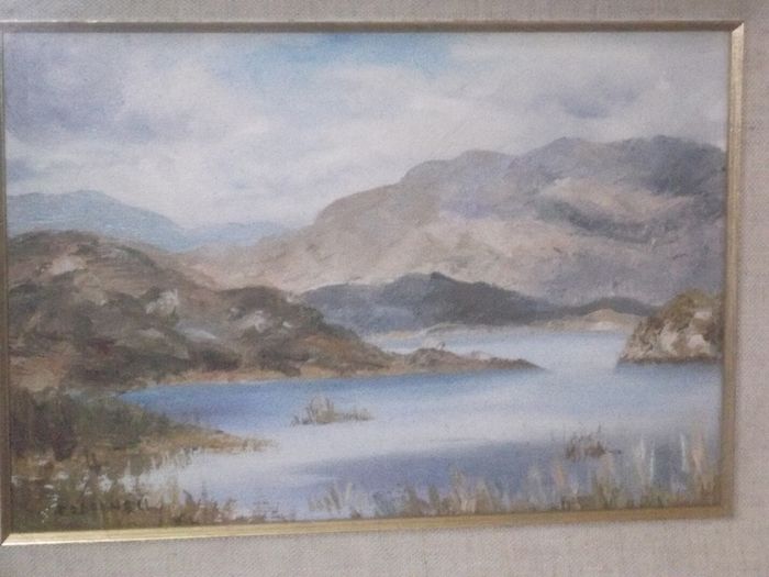 a irish oil painting on board by deirdre o donnell