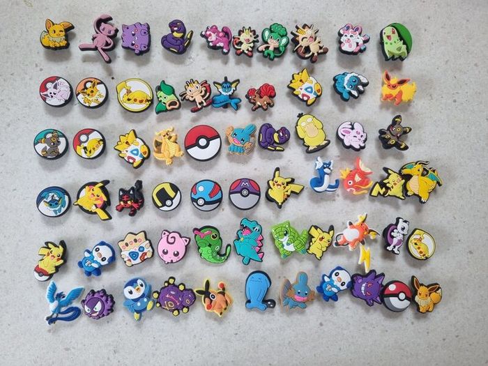 Pokemon Shoe Charms