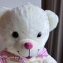 Girl's Large "I love Dad" Plush Teddy Bear Image 6