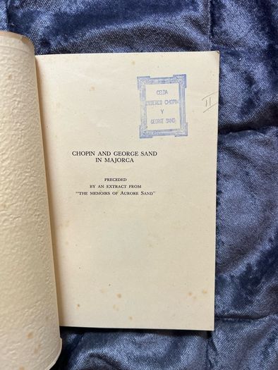 Chopin and George Sand Winter in Majorca 2 Books  1st Edition Robert Graves