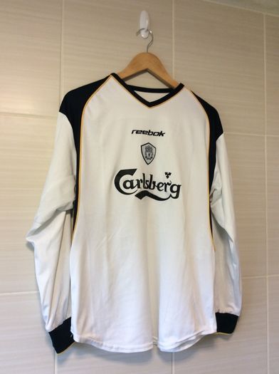 Liverpool Jersey. Season 2001/2002. Official Reebok Away Jersey From 2001. Authentic Original. Not A Modern Day Remake.