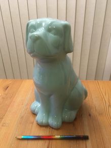 Carolyn Donnelly Dog Planter/Toilet Brush Holder