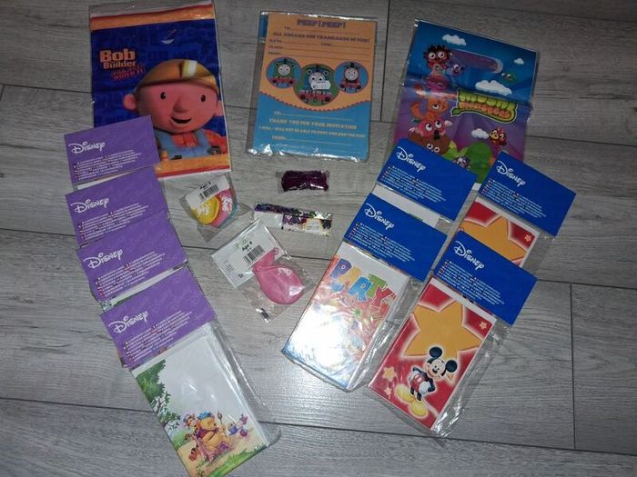 Joblot Big Party Bundle - Brand New Invitations, Balloons, Loot Bags, Etc - RRP - 40+