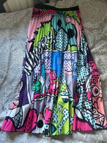 Sesame Street cartoon print skirt