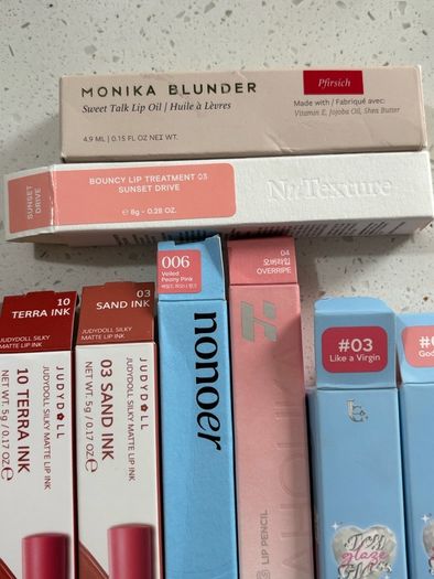 Korean viral lip products new