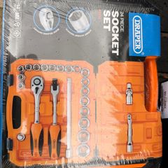 Draper Hi-Torq 1/2" Drive 6-Point Socket Set 24 Pieces