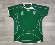 Vintage Ireland 2007 Rugby World Cup Player Issue jersey Shirt Mens 4XL Player Fit