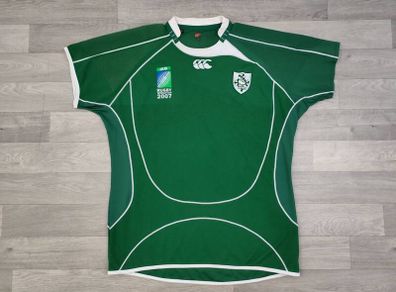 Vintage Ireland 2007 Rugby World Cup Player Issue jersey Shirt Mens 4XL Player Fit