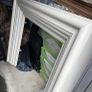Cream marble fireplace/stove surround Image 2