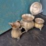 3 Piece vintage silver coffee Tea set epns Image 3