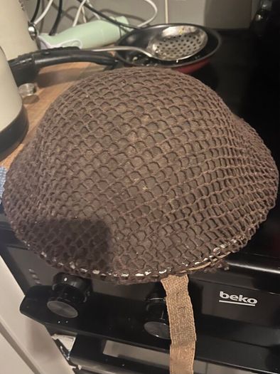 Untouched 1940 WW11 British MKII war helmet
