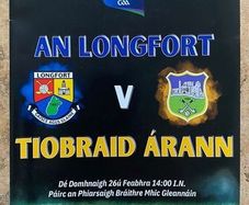 2023 Longford v Tipperary - GAA Allianz Football League Programme