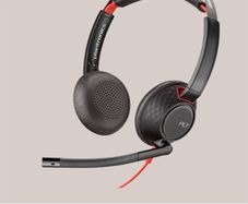 Poly headphones set with mic