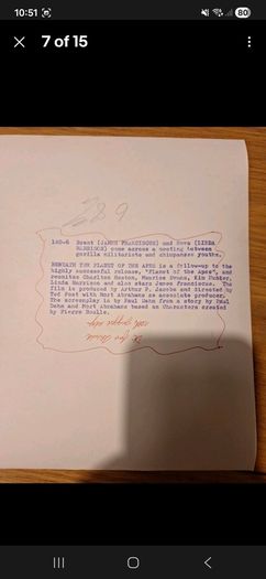1970 Beneath The Planet Of The Apes Press Kit Material