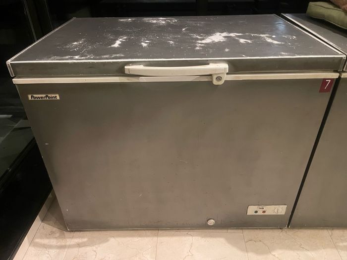 2 x Large Grey Chest Freezers - Working Perfectly