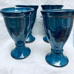 Healy pottery goblets