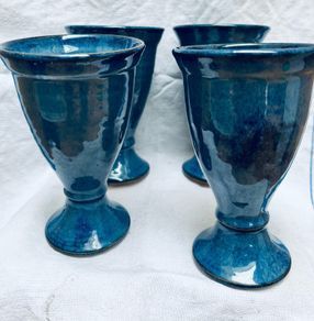 Healy pottery goblets