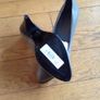 Oasis Grey leather& suede court shoes Image 3