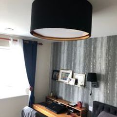 Chic Italian Drum Ceiling lights. As New