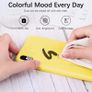 Liquid Silicone Case For iPhone X / XS Luxury Thin Soft Phone Cover New Yellow - FHT8IPXLK Image 3
