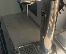 Aarke Carbonator 3 Sparkling Water Maker & CO2 Cylinder | Steel