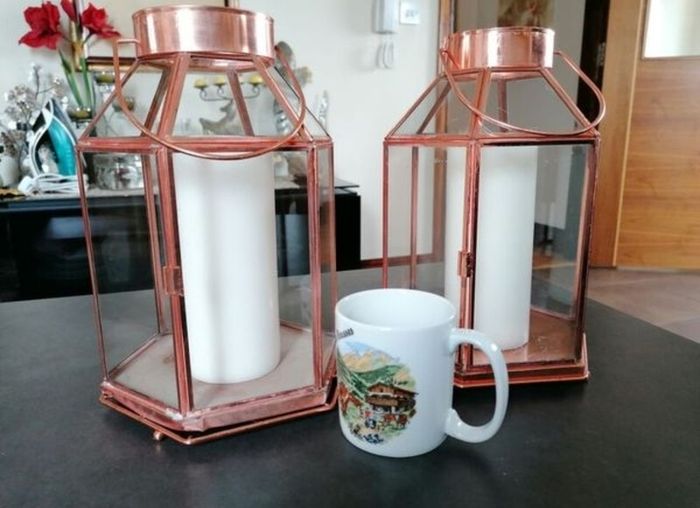 2 Lantern Candle Holders