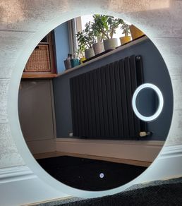 LED Bathroom Mirror Makeup 80cm Antifog Bright Light