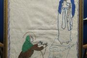Vintage religious embroidery