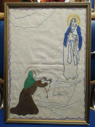 Vintage religious embroidery