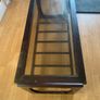 coffee table black wood glass COLLECTION Image 9