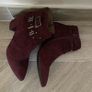 NeroGiardini Burgundy Real Suede Ankle Boots - EU 38 (Like New) Image 4