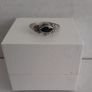 Vintage ring with onyx stone and marcasite stones Image 3