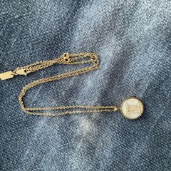 Gemini gold necklace