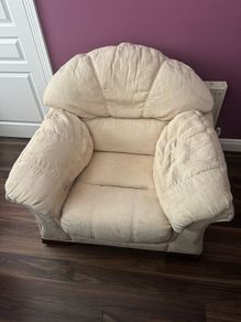 Cream Armchair