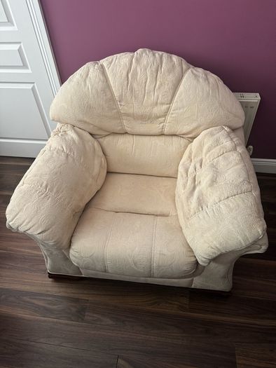 Cream Armchair