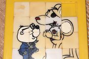 Vintage Retro Rare Danger Mouse Sliding Puzzle