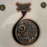 Mug with letter B from the Book of Kells - Royal Tara Fine Bone China Mug with HARP-shaped handle - Nice gift for someone whose name starts with B Image 2