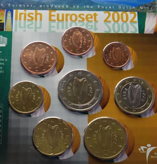 Ireland 2002 euro set official Central Bank Ireland