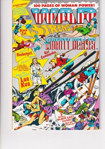 War Sirens And Liberty Belles #1 Classic Reprint 1991 Harvey Comic