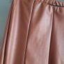PLT tan PU leggings Sz 8 Image 2