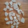 Selection of light tan Lego flat plates Image 3