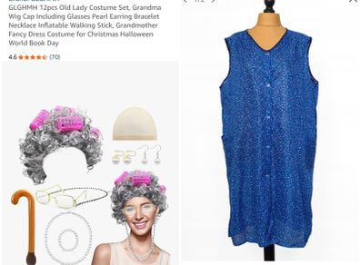 Halloween Grandma Costume