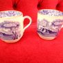 Antique1840's "Copeland Spodes/Itallian England" Coffee Cups Image 6