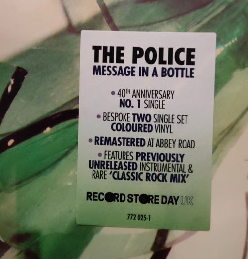 The Police "Message In A Bottle"  RSD 2019 Anniversary Single