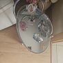 drinks trolly and large flower arrangement with vase Image 2