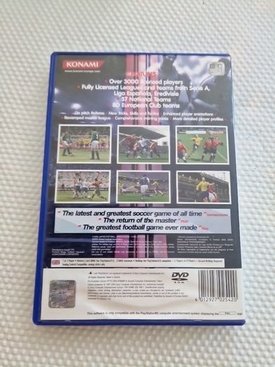 PES 4 Pro Evolution Soccer 4 PlayStation2 Ps2 Games Original